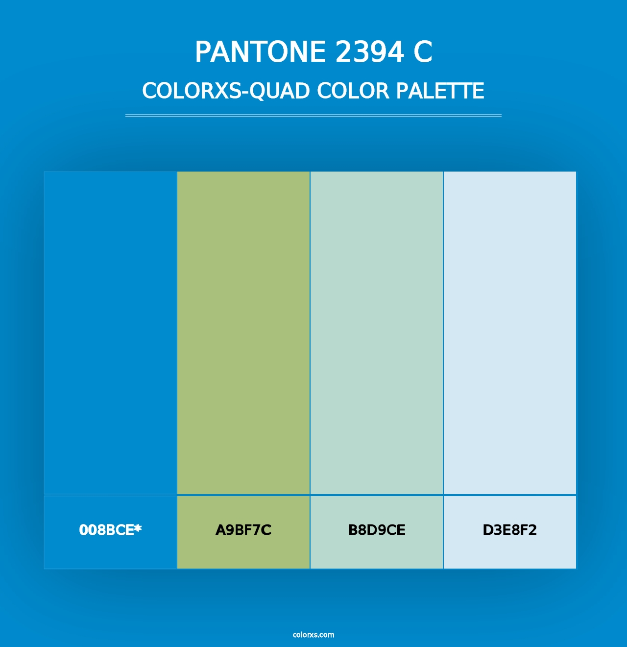 PANTONE 2394 C - Colorxs Quad Palette