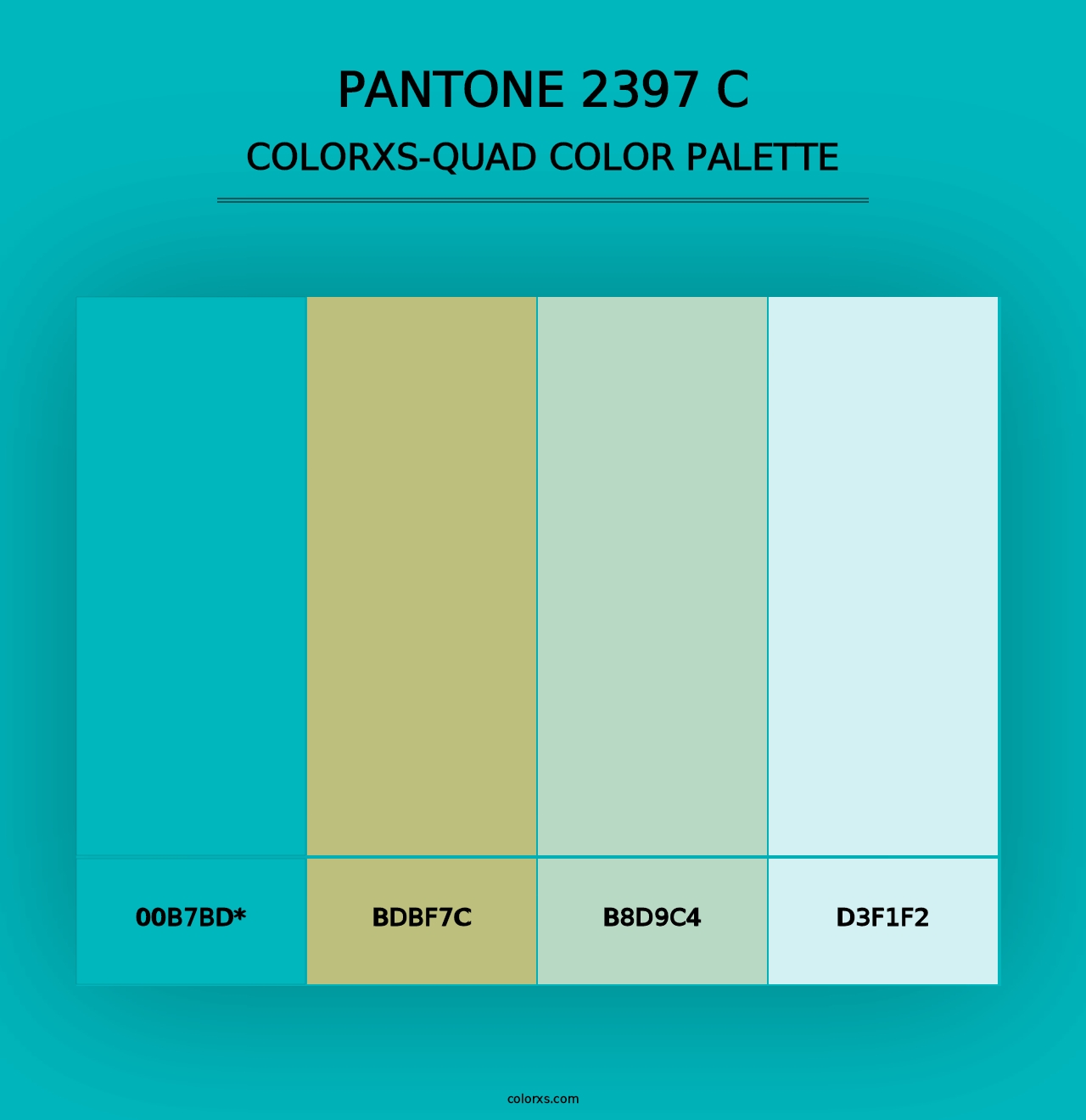 PANTONE 2397 C - Colorxs Quad Palette