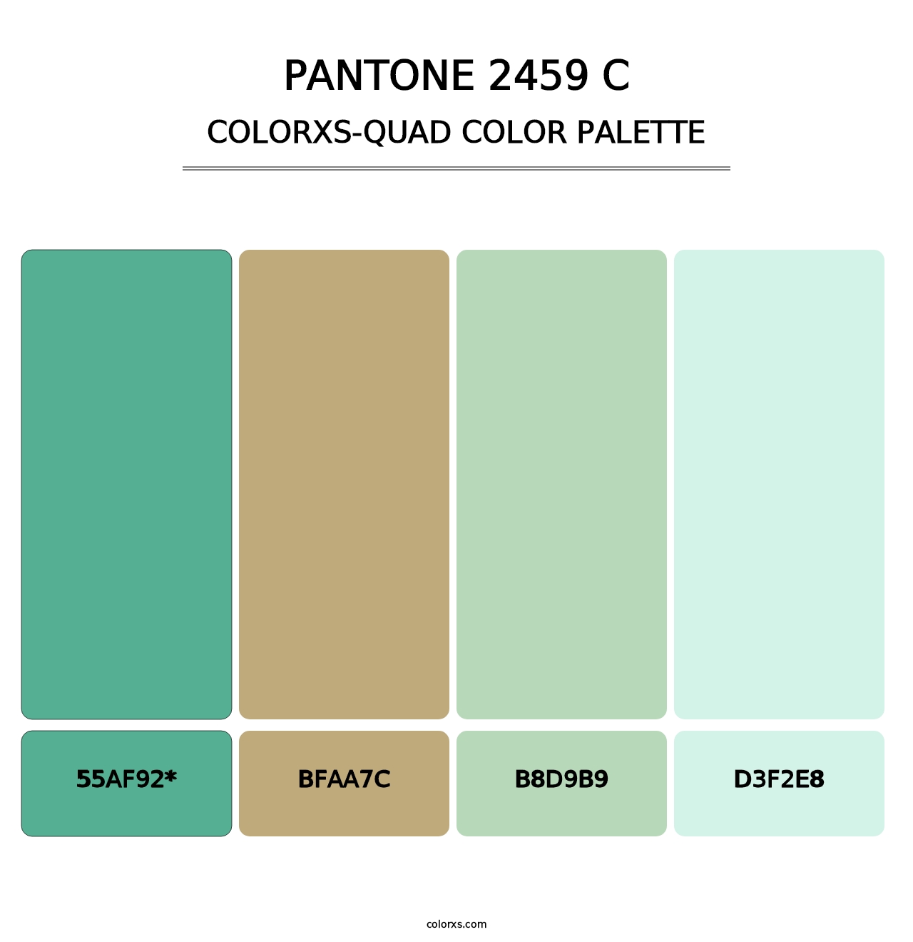 PANTONE 2459 C - Colorxs Quad Palette