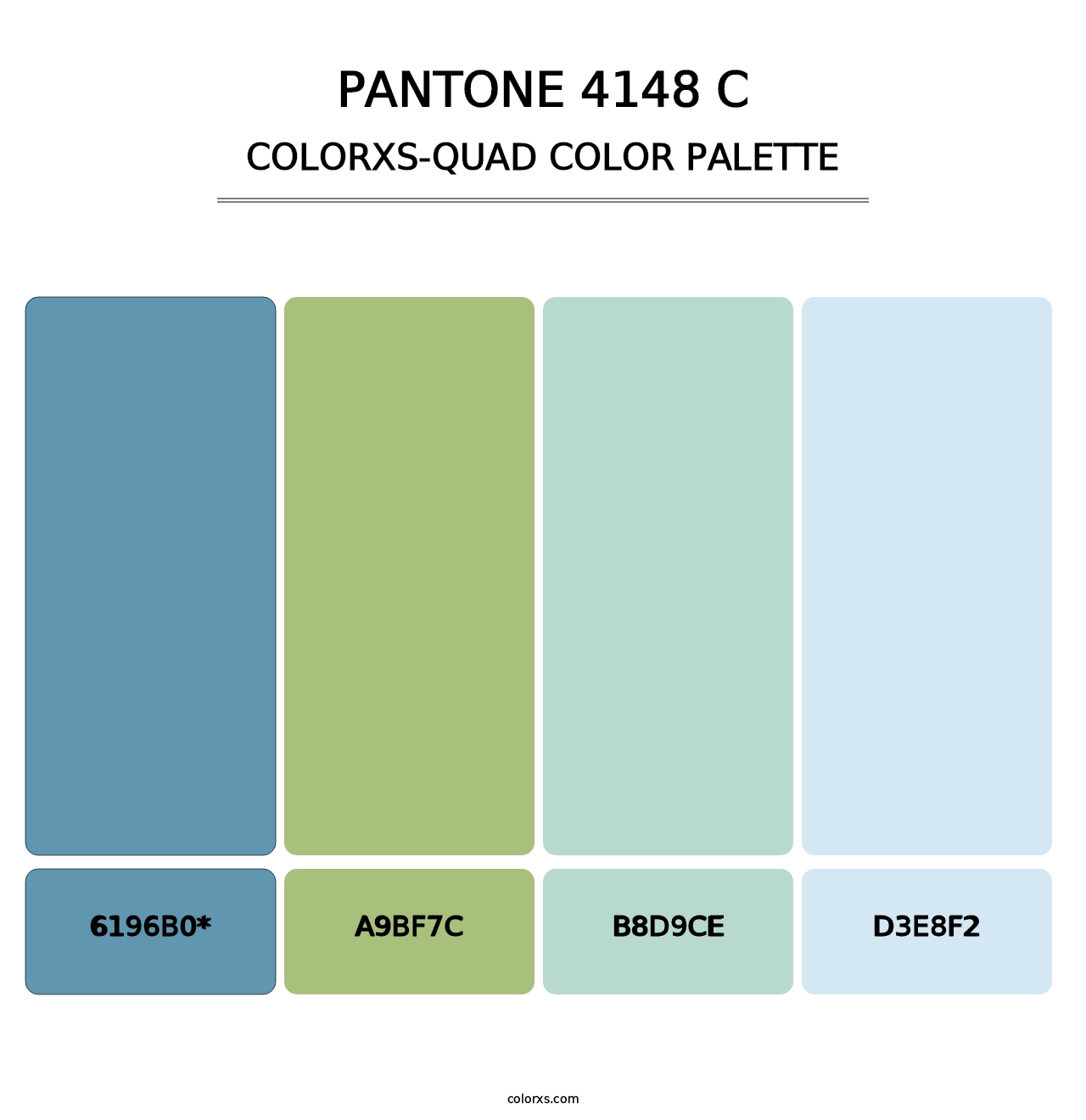 PANTONE 4148 C - Colorxs Quad Palette