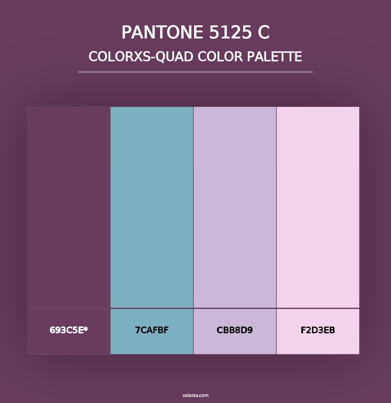 PANTONE 5125 C - Colorxs Quad Palette