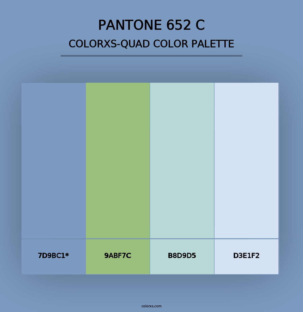 PANTONE 652 C - Colorxs Quad Palette