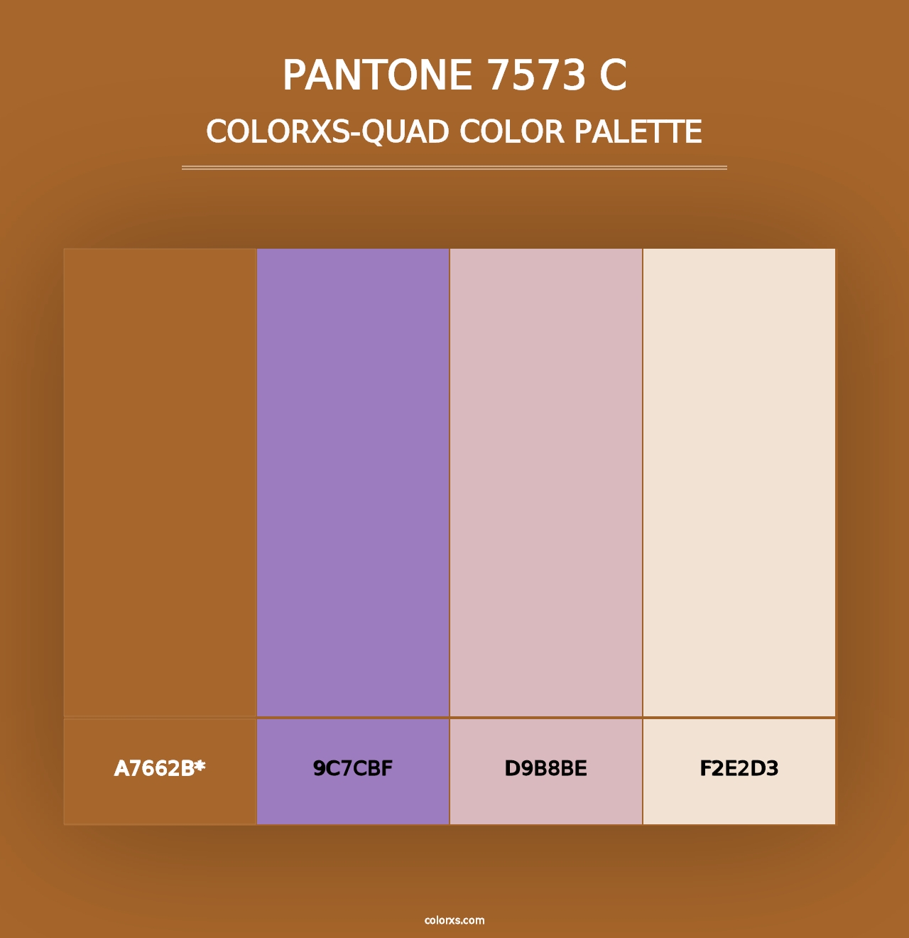 PANTONE 7573 C - Colorxs Quad Palette