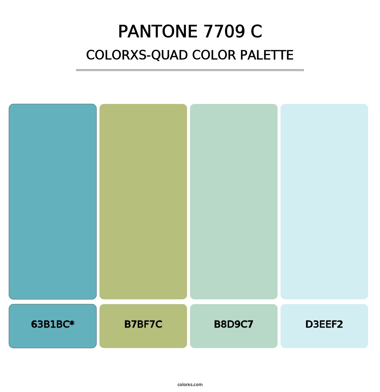 PANTONE 7709 C - Colorxs Quad Palette