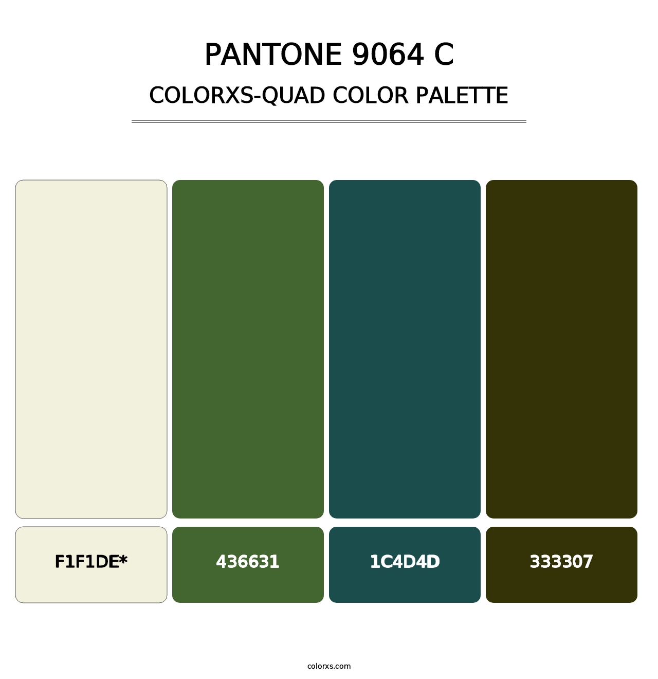 PANTONE 9064 C - Colorxs Quad Palette