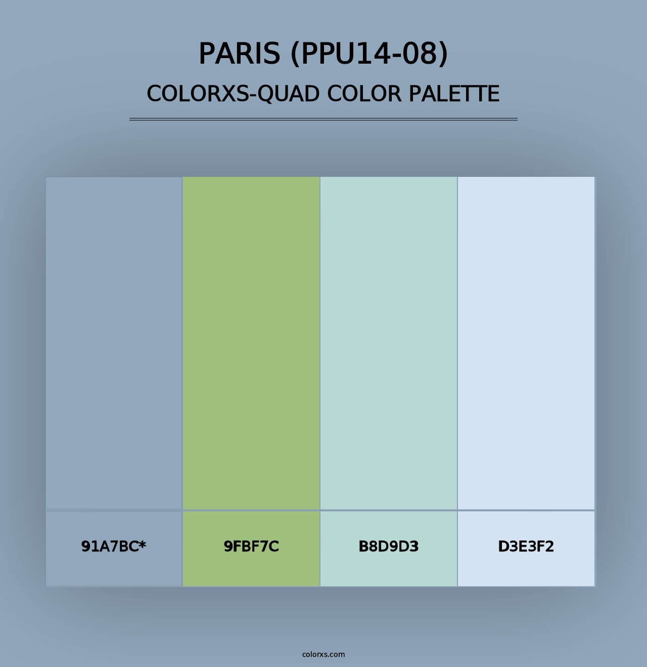 Paris (PPU14-08) - Colorxs Quad Palette