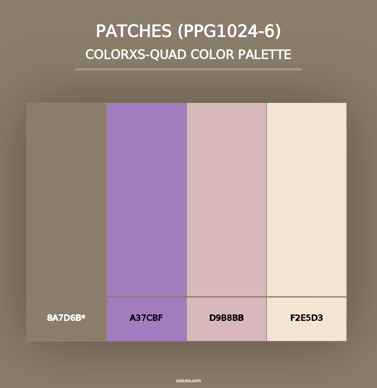 Patches (PPG1024-6) - Colorxs Quad Palette