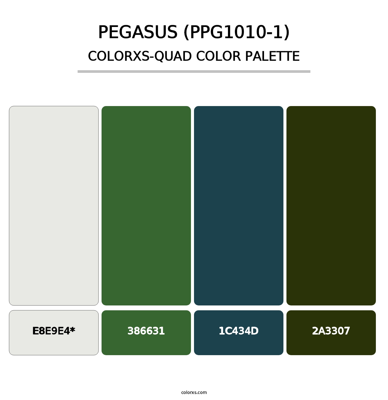 Pegasus (PPG1010-1) - Colorxs Quad Palette