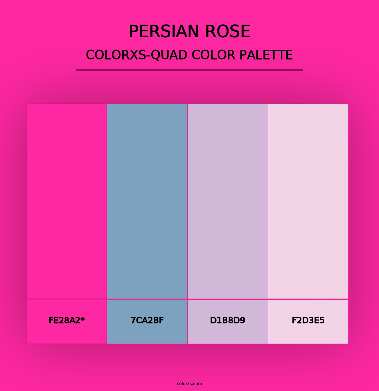 Persian Rose - Colorxs Quad Palette