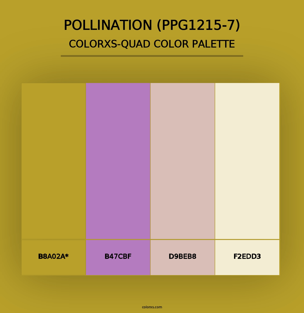 Pollination (PPG1215-7) - Colorxs Quad Palette