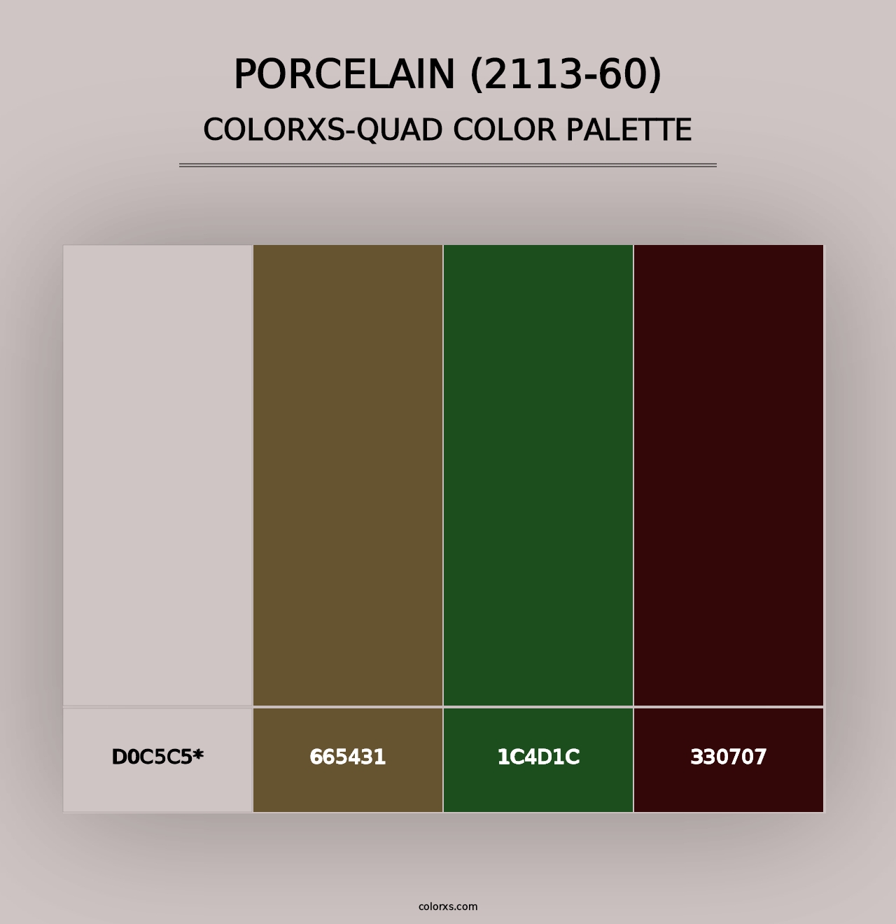 Porcelain (2113-60) - Colorxs Quad Palette