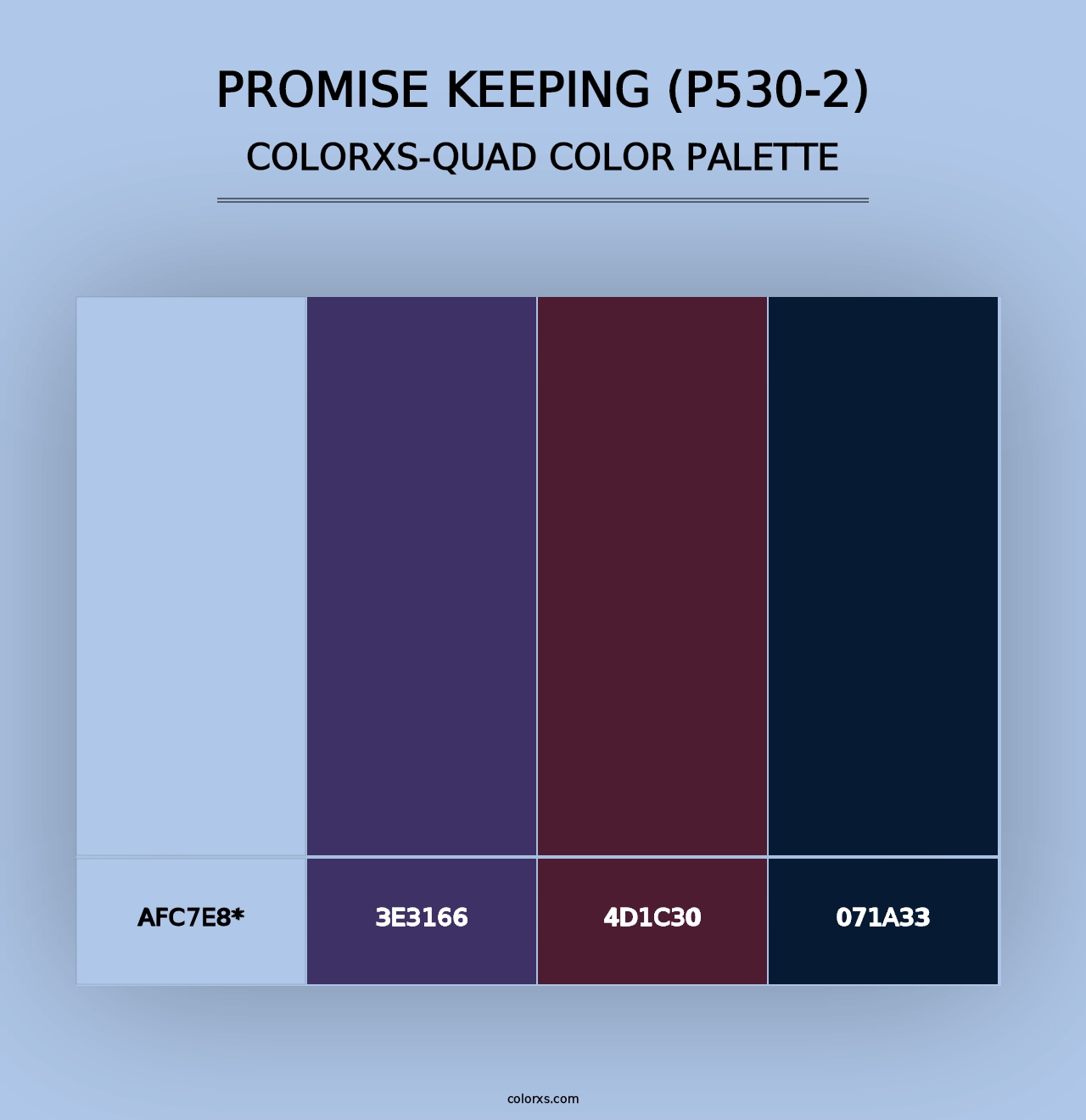 Promise Keeping (P530-2) - Colorxs Quad Palette