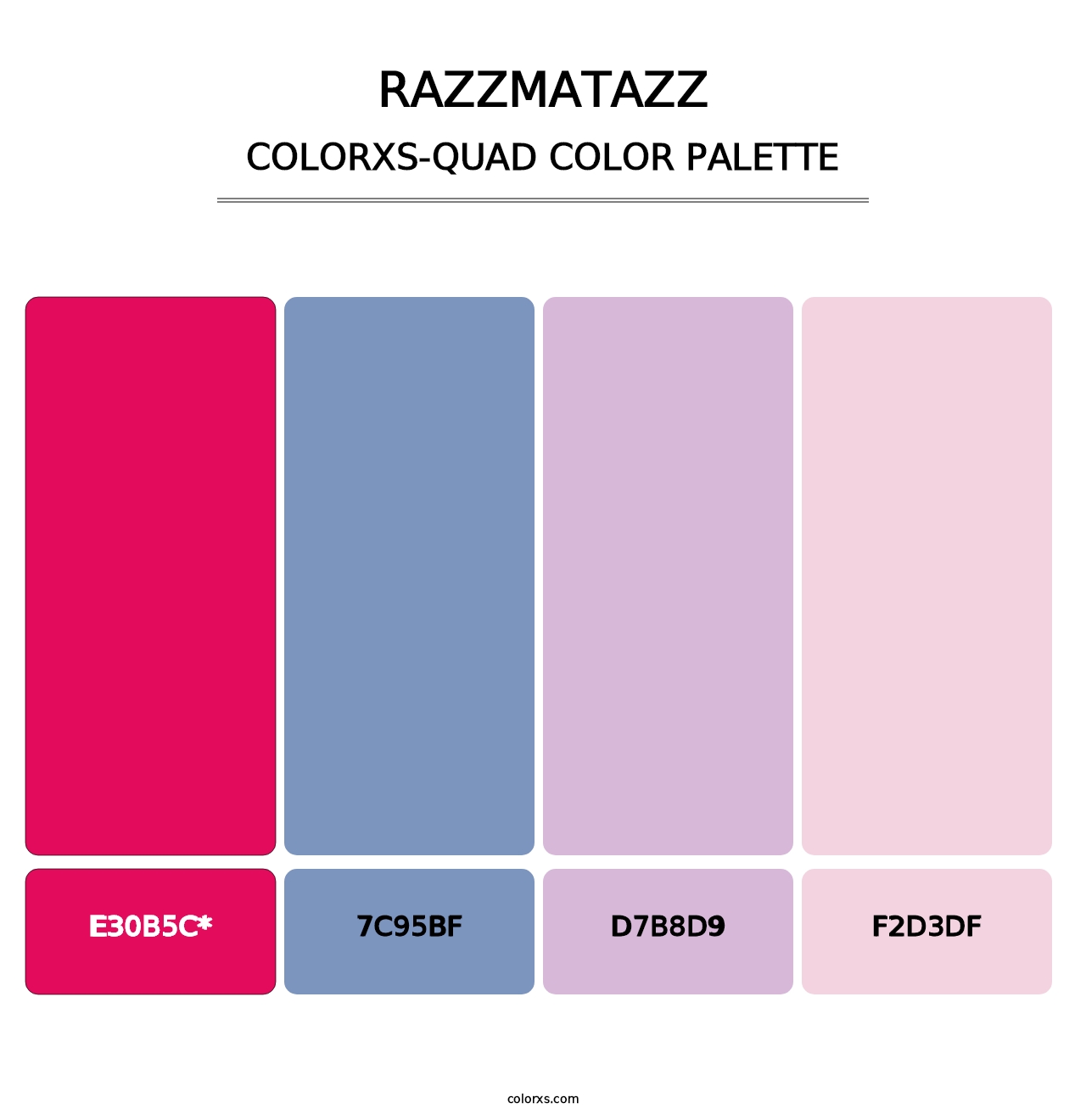 Razzmatazz - Colorxs Quad Palette