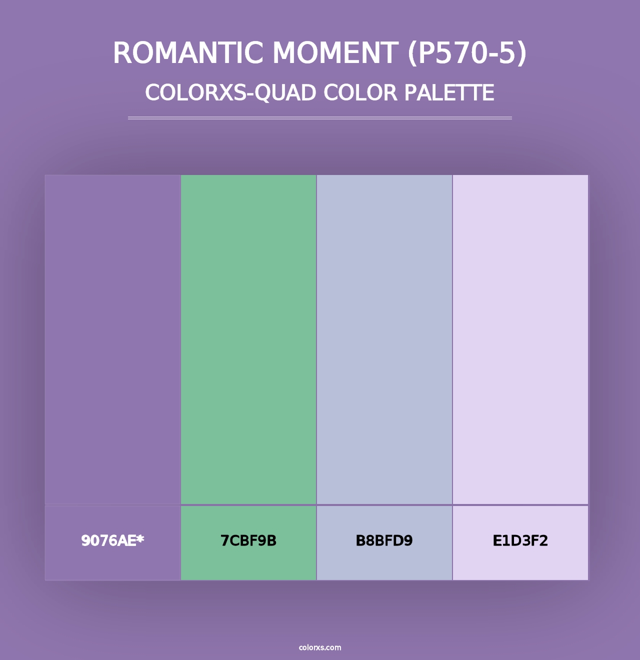 Romantic Moment (P570-5) - Colorxs Quad Palette