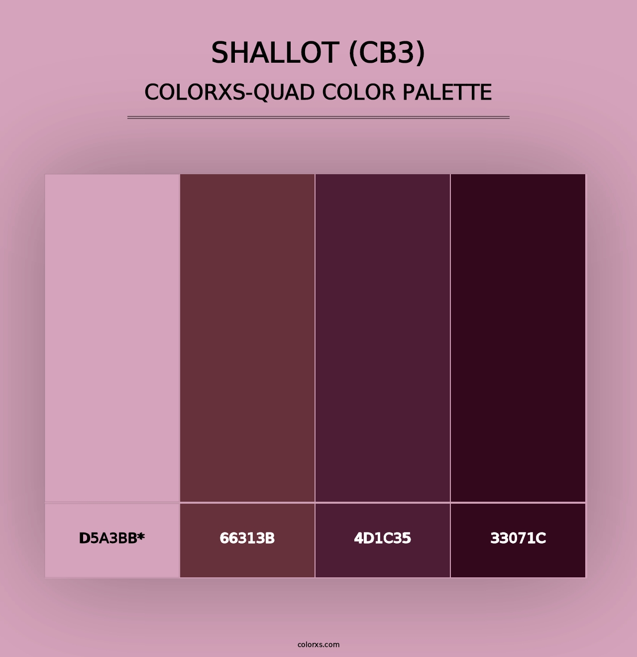 Shallot (CB3) - Colorxs Quad Palette