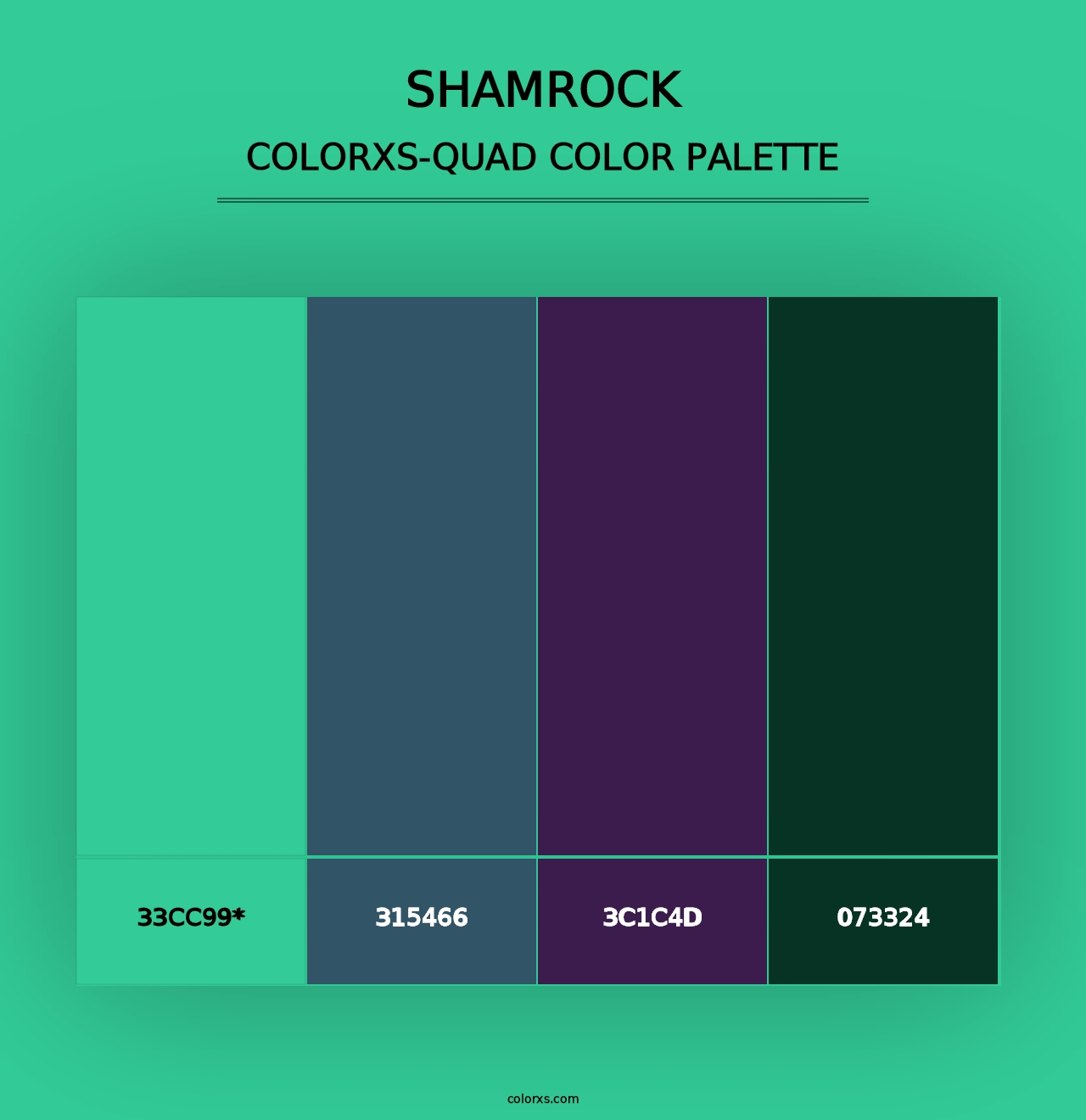 Shamrock - Colorxs Quad Palette