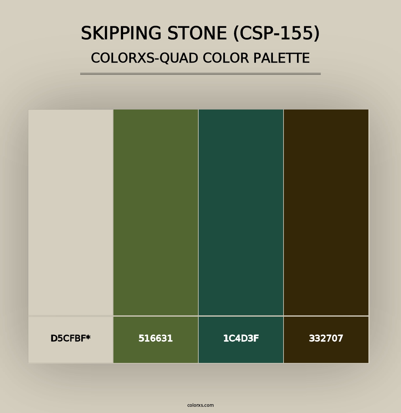 Skipping Stone (CSP-155) - Colorxs Quad Palette