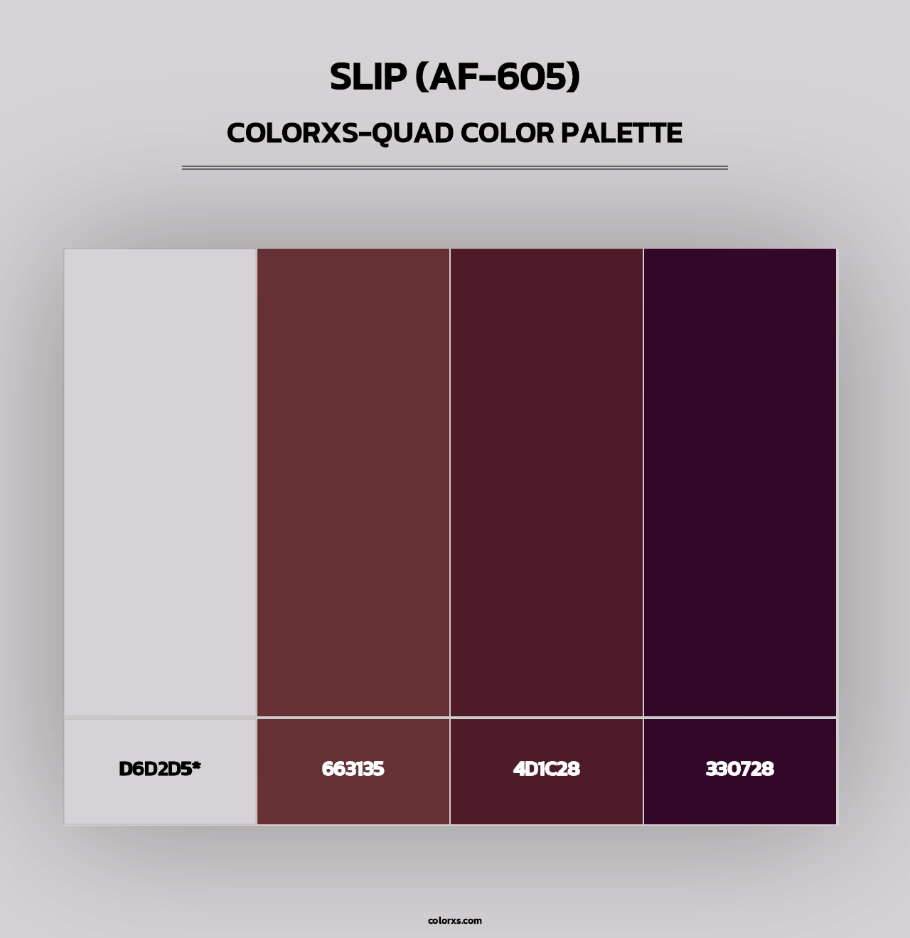 Slip (AF-605) - Colorxs Quad Palette