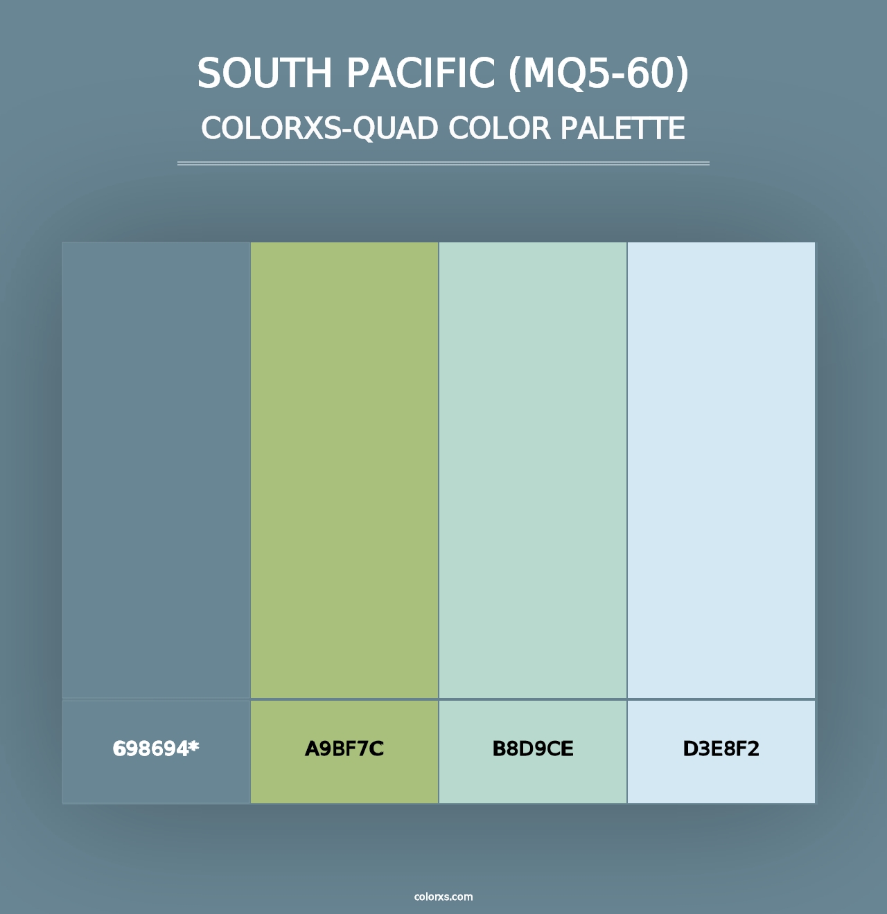 South Pacific (MQ5-60) - Colorxs Quad Palette