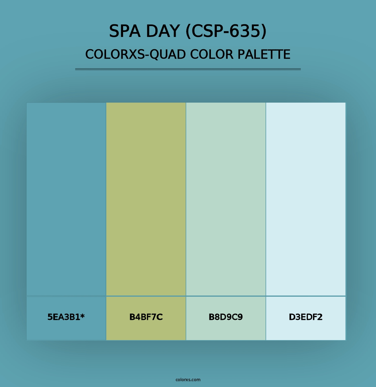 Spa Day (CSP-635) - Colorxs Quad Palette