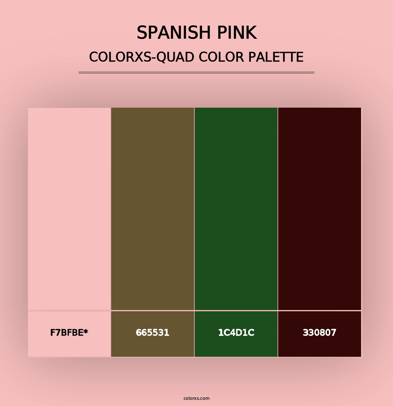 Spanish Pink - Colorxs Quad Palette