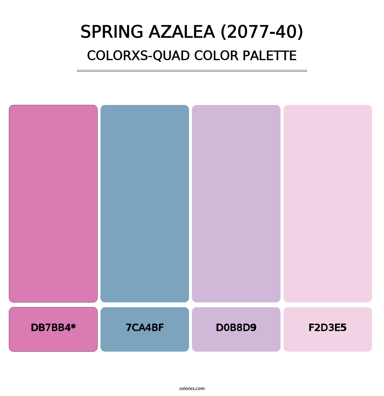 Spring Azalea (2077-40) - Colorxs Quad Palette