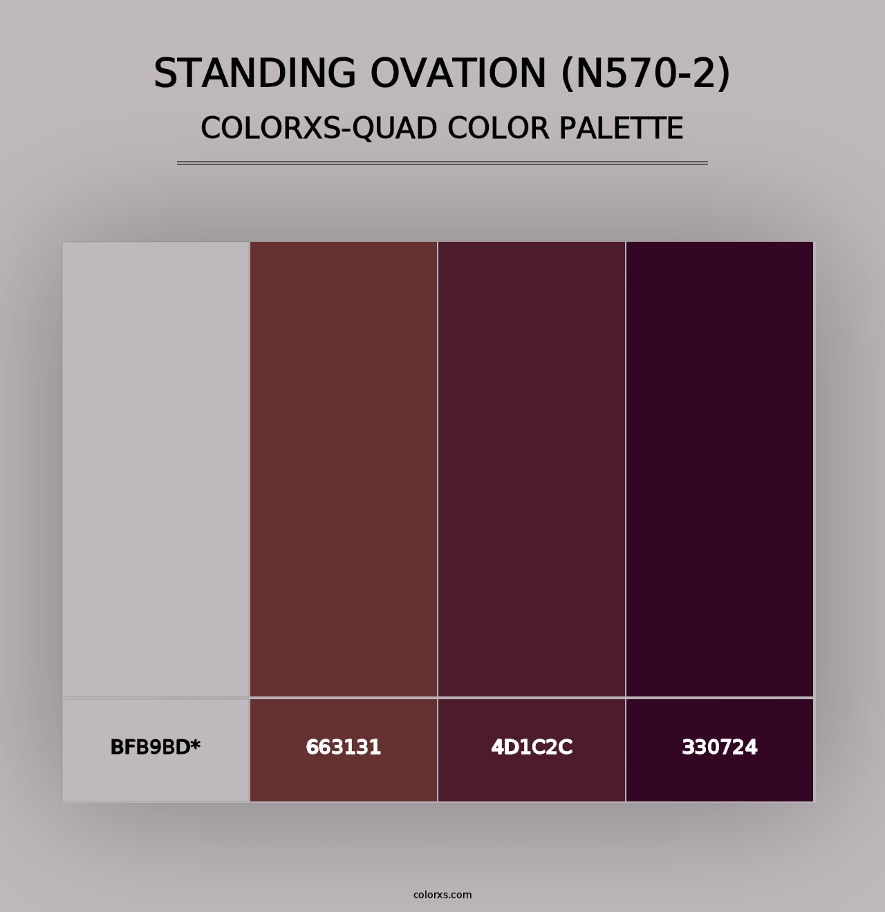 Standing Ovation (N570-2) - Colorxs Quad Palette