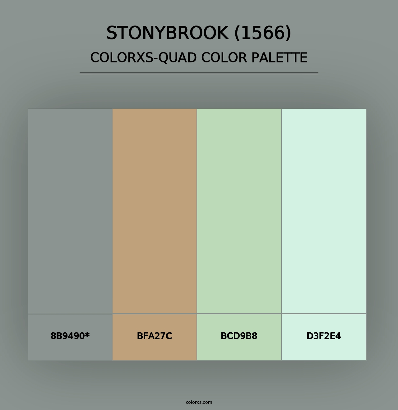 Stonybrook (1566) - Colorxs Quad Palette