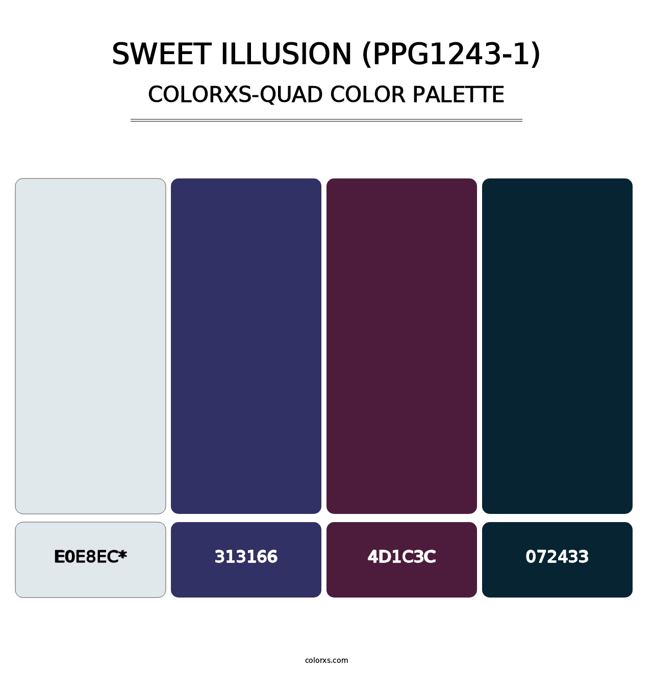 Sweet Illusion (PPG1243-1) - Colorxs Quad Palette