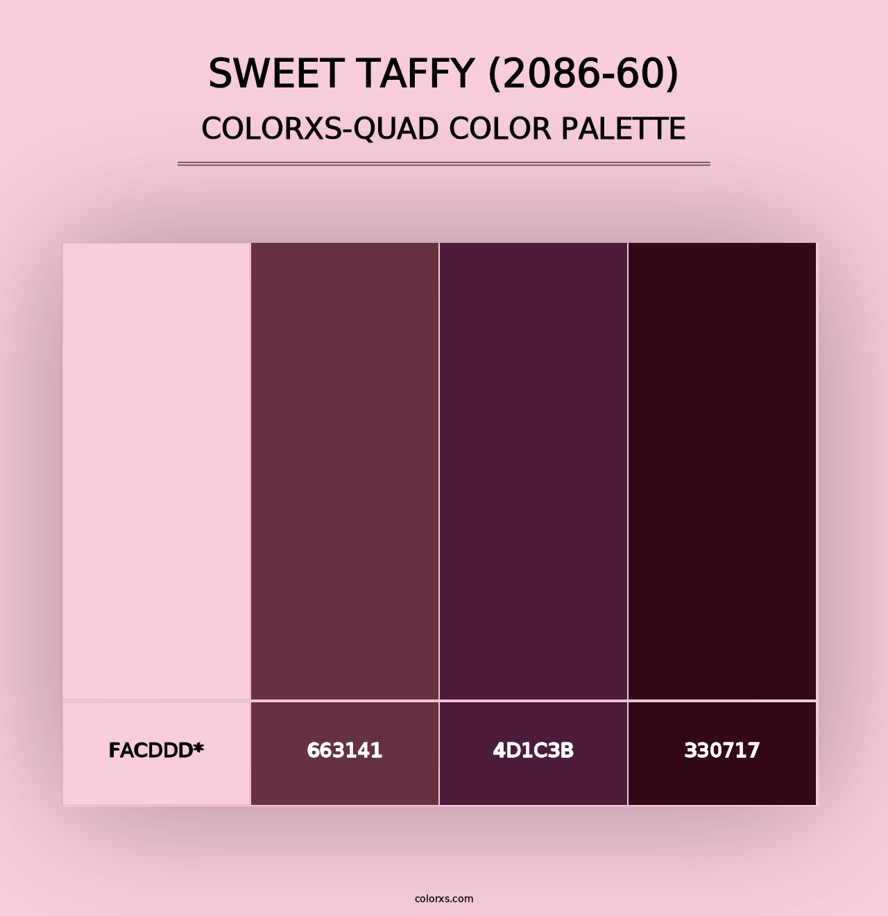 Sweet Taffy (2086-60) - Colorxs Quad Palette