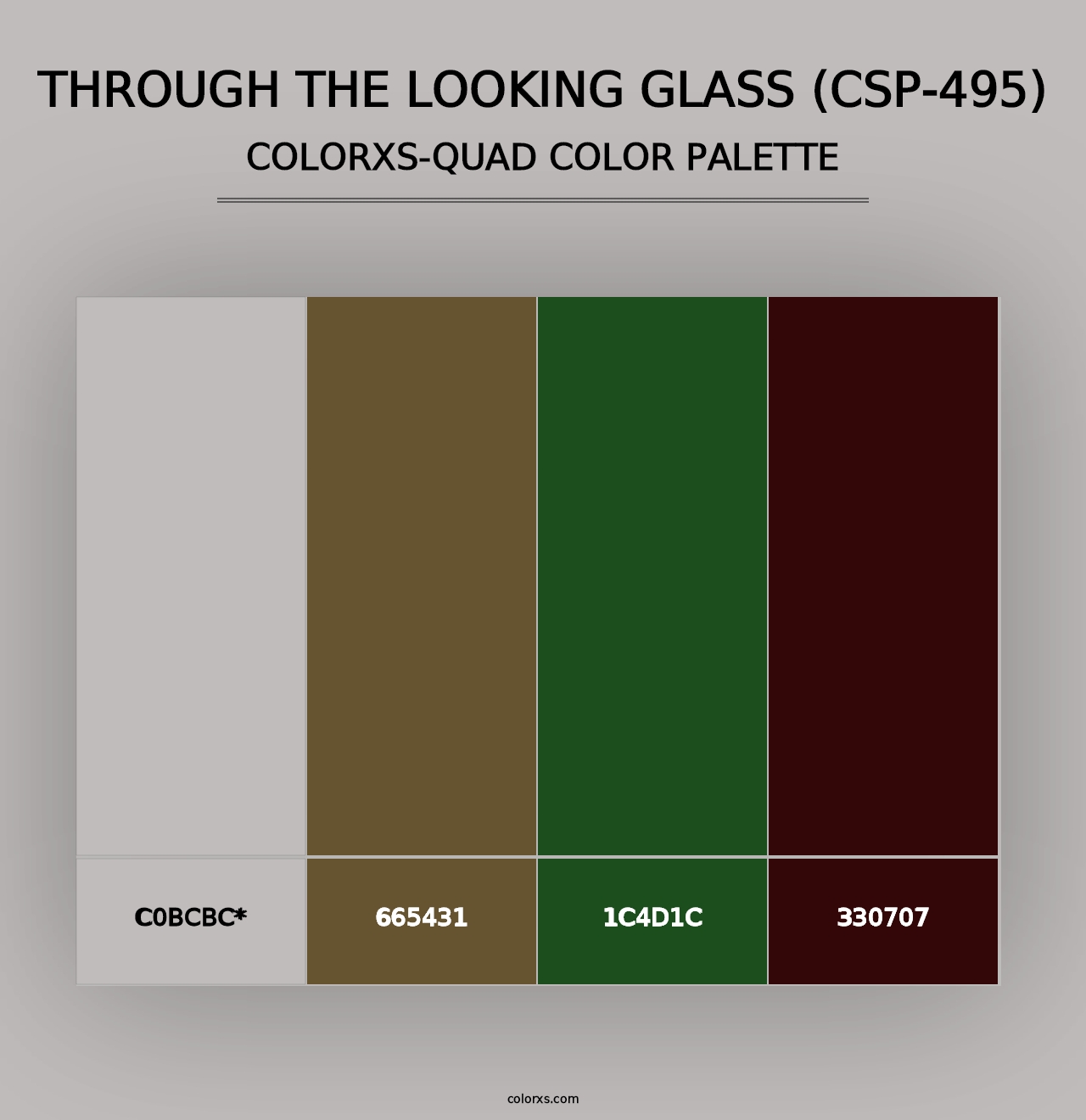 Through the Looking Glass (CSP-495) - Colorxs Quad Palette