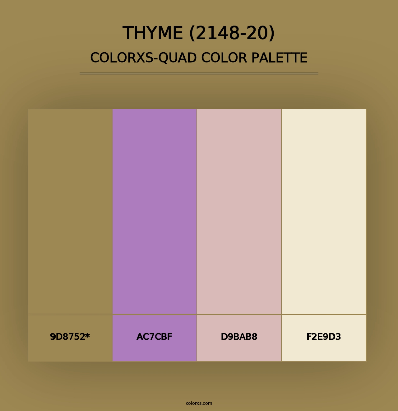 Thyme (2148-20) - Colorxs Quad Palette