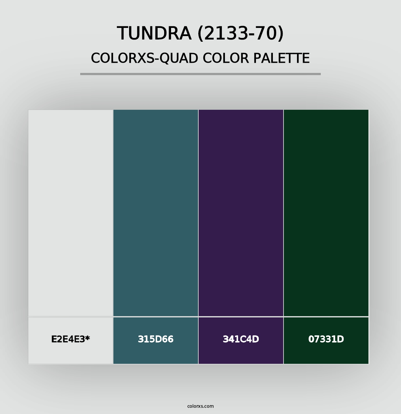 Tundra (2133-70) - Colorxs Quad Palette