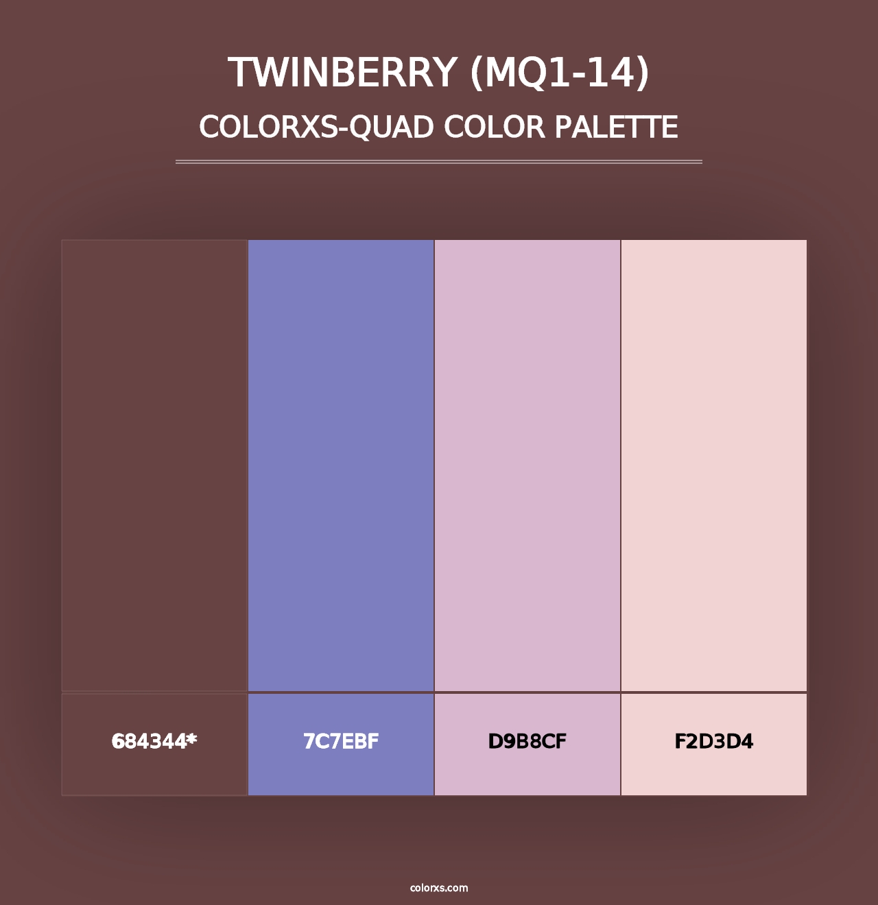 Twinberry (MQ1-14) - Colorxs Quad Palette