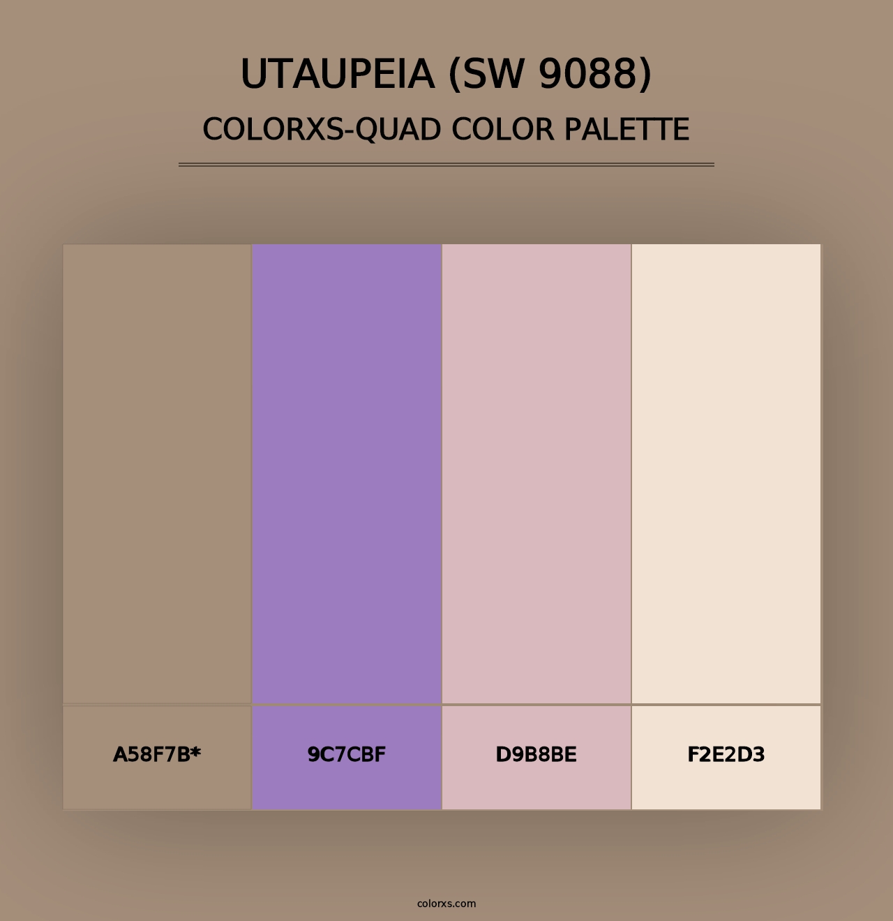 Utaupeia (SW 9088) - Colorxs Quad Palette