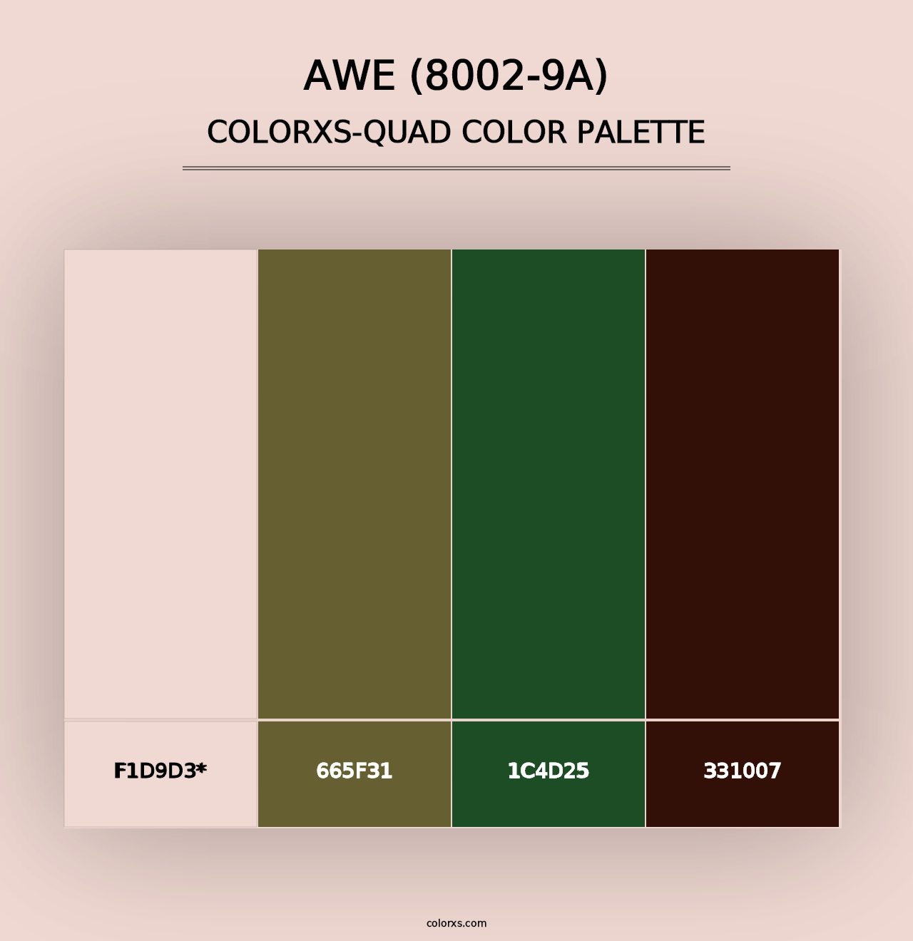 Awe (8002-9A) - Colorxs Quad Palette