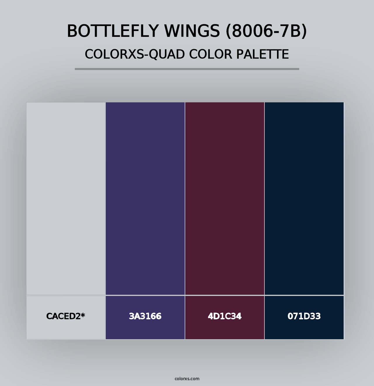 Bottlefly Wings (8006-7B) - Colorxs Quad Palette