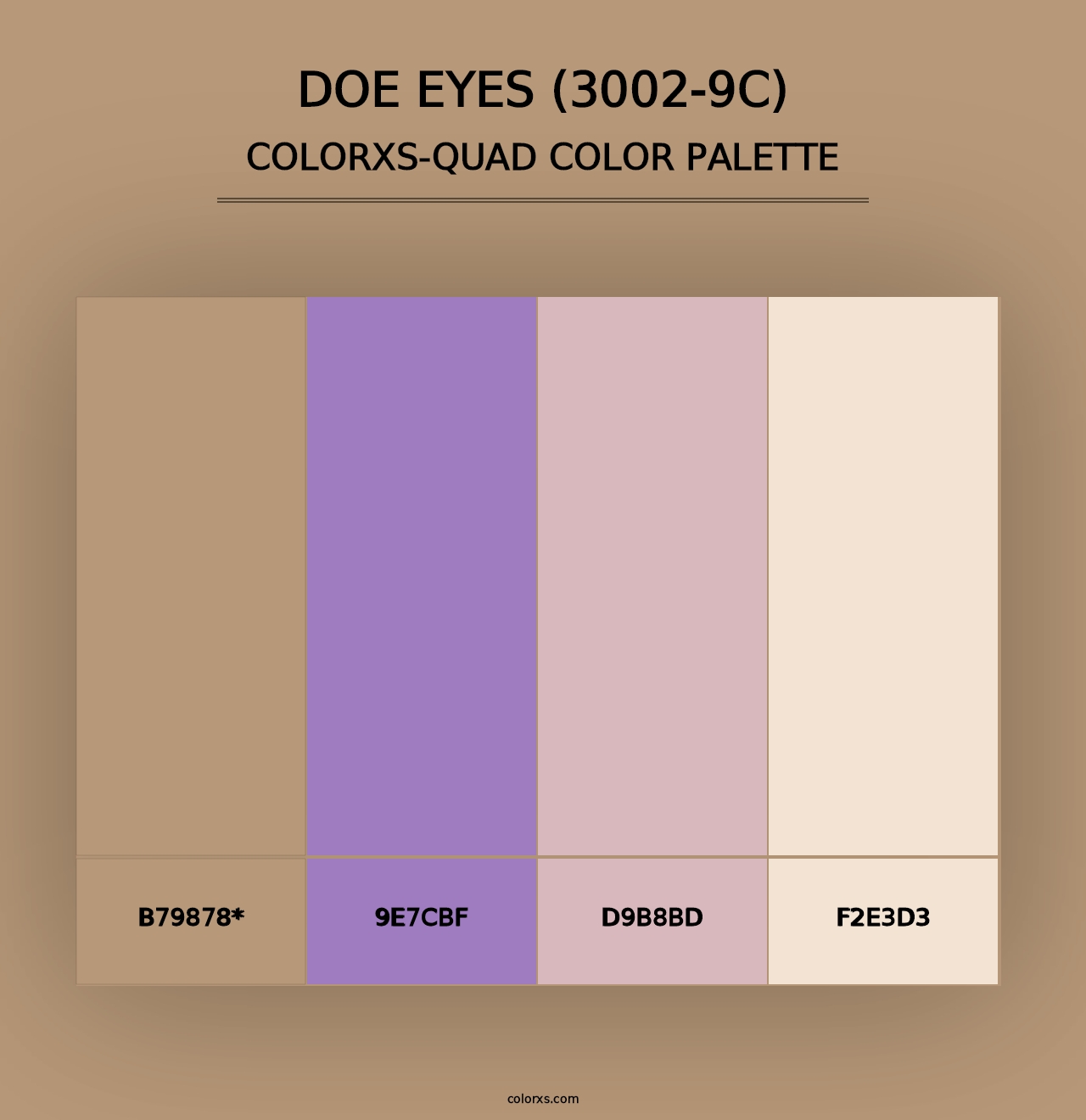 Doe Eyes (3002-9C) - Colorxs Quad Palette