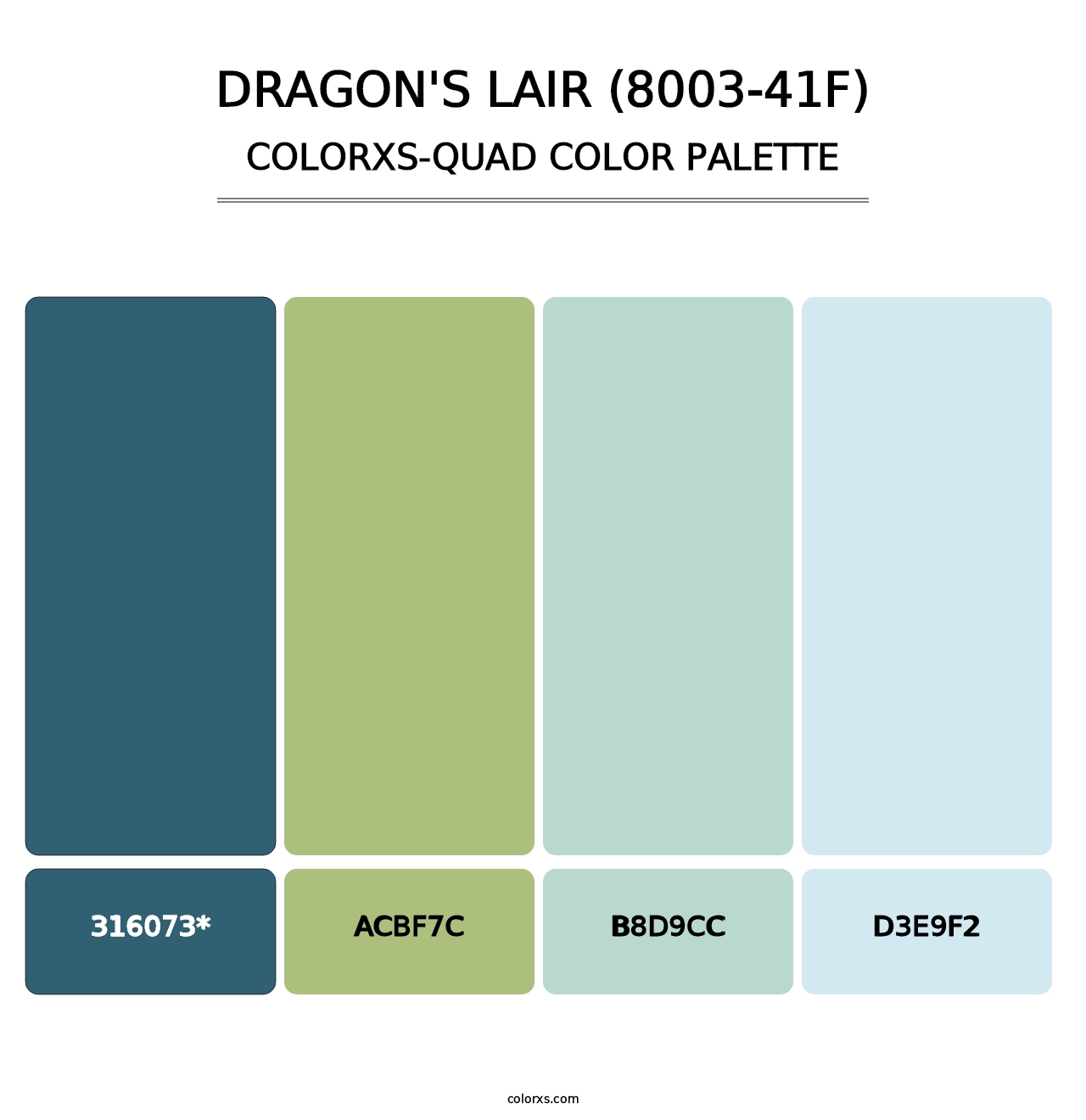 Dragon's Lair (8003-41F) - Colorxs Quad Palette