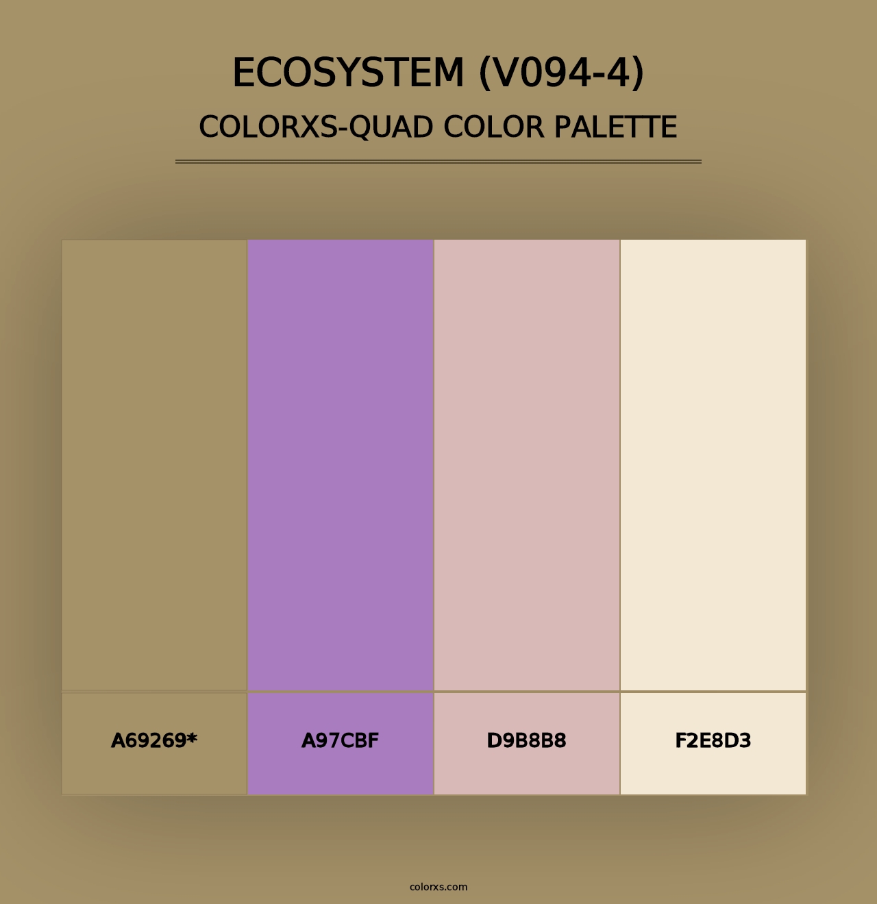 Ecosystem (V094-4) - Colorxs Quad Palette