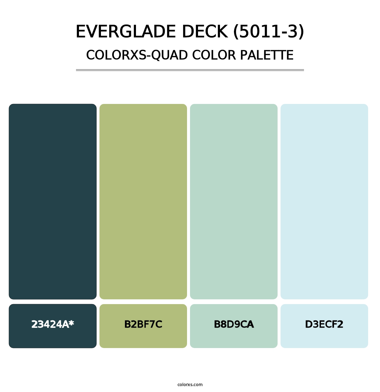 Everglade Deck (5011-3) - Colorxs Quad Palette