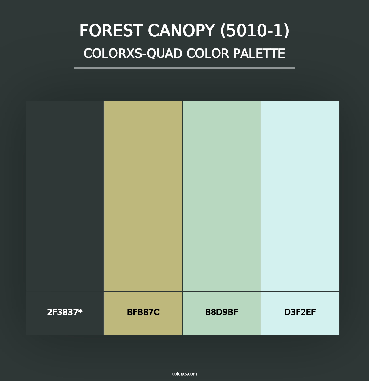 Forest Canopy (5010-1) - Colorxs Quad Palette