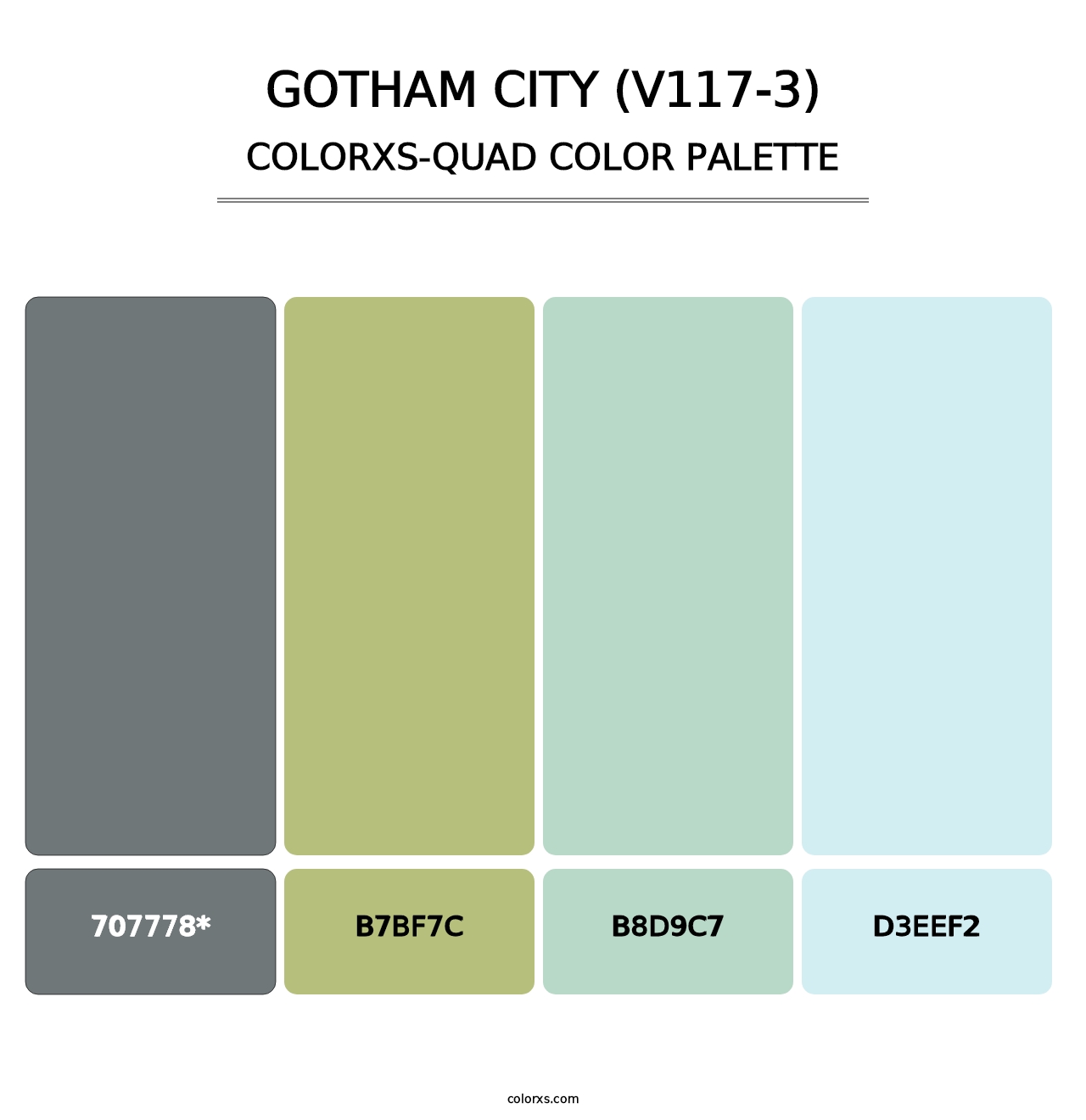 Gotham City (V117-3) - Colorxs Quad Palette