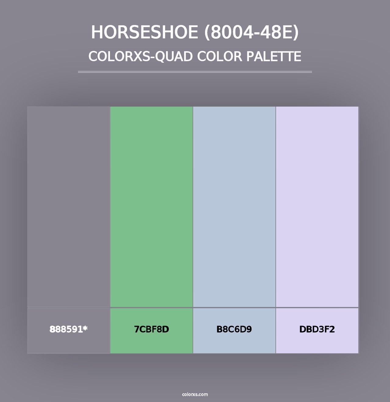 Horseshoe (8004-48E) - Colorxs Quad Palette