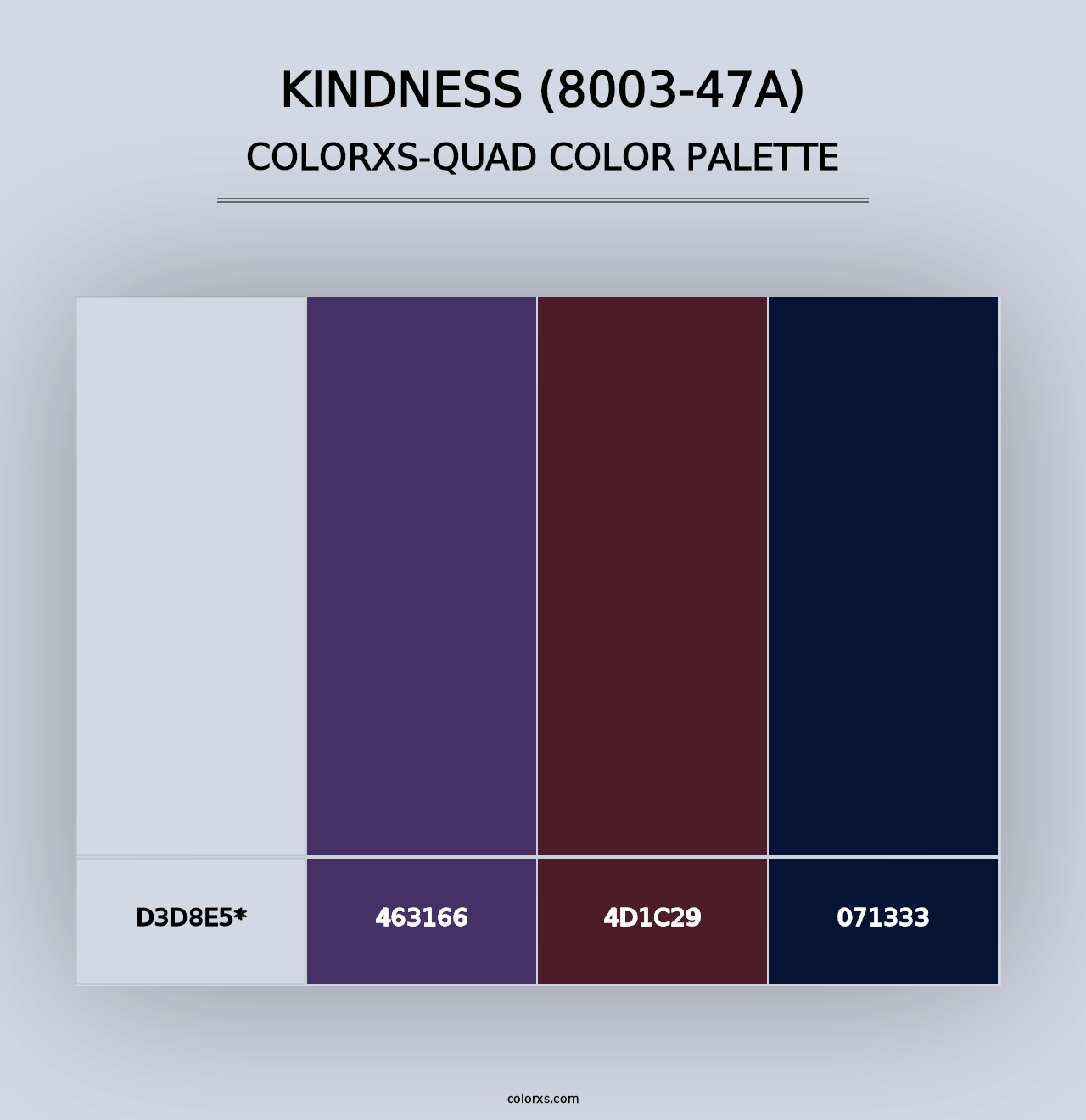 Kindness (8003-47A) - Colorxs Quad Palette