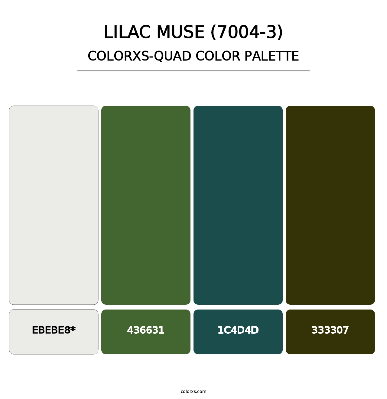 Lilac Muse (7004-3) - Colorxs Quad Palette