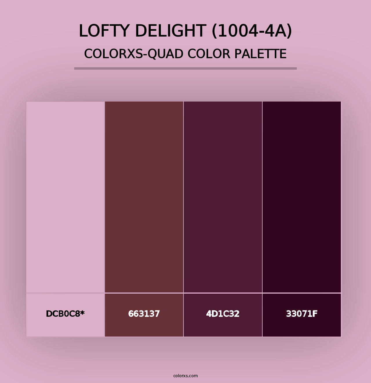 Lofty Delight (1004-4A) - Colorxs Quad Palette