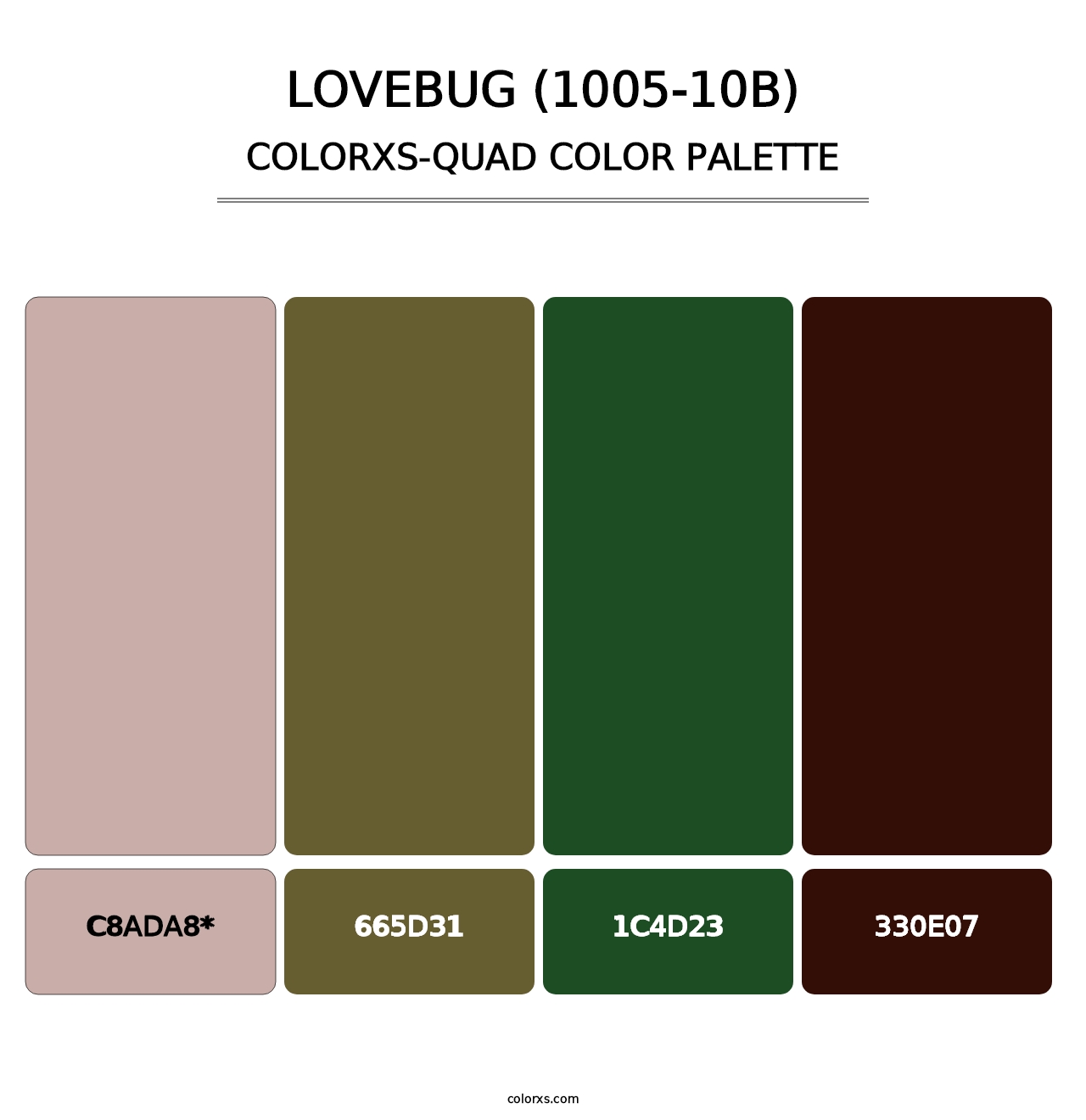 Lovebug (1005-10B) - Colorxs Quad Palette