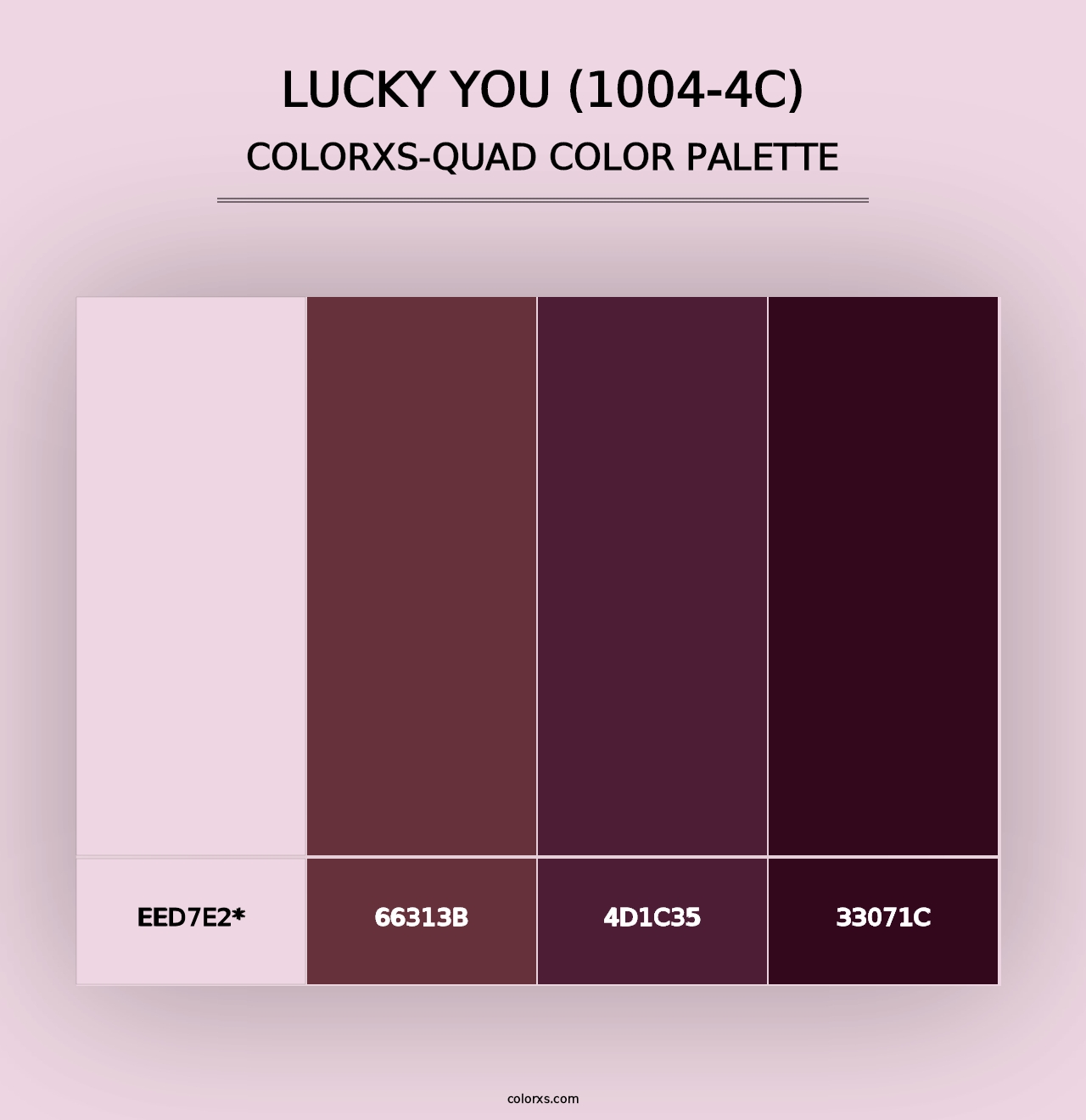 Lucky You (1004-4C) - Colorxs Quad Palette