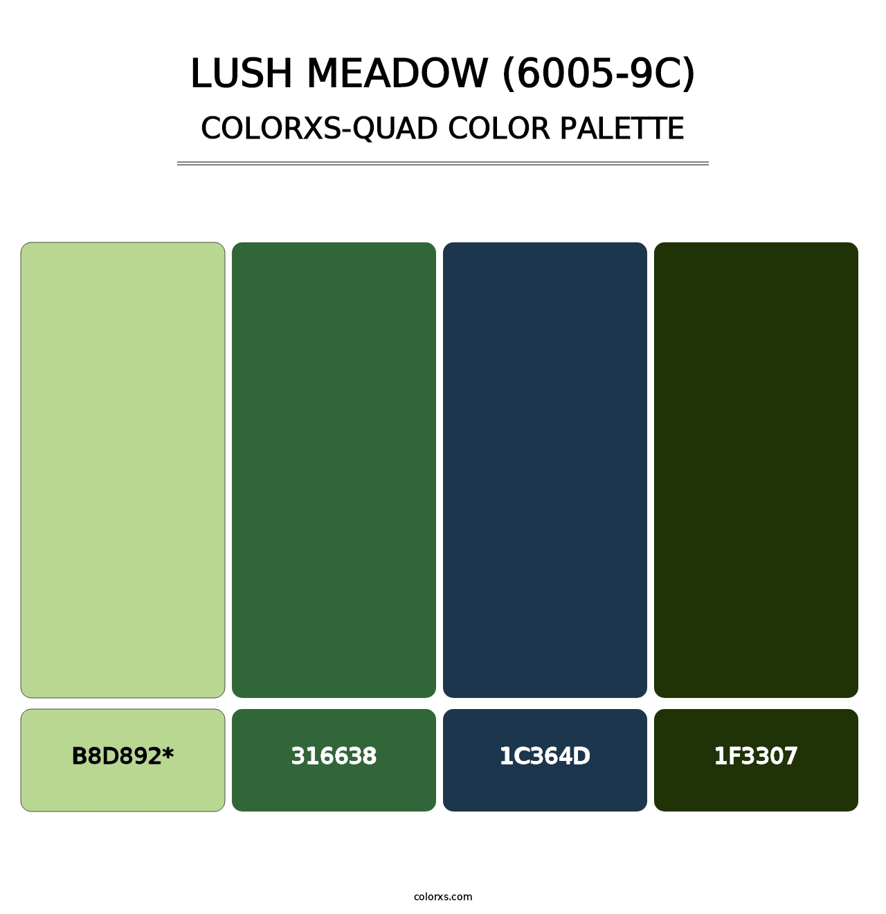 Lush Meadow (6005-9C) - Colorxs Quad Palette